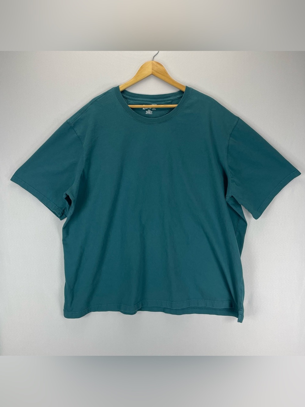 Duluth T Shirt Men’s 3XL Relaxed Fit Longtail T Heavyweight Cotton, Teal Blue